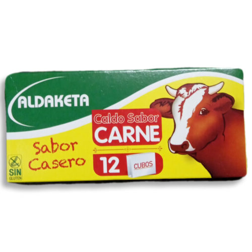 Caldo de res sabor casero (12 cubos 10g)