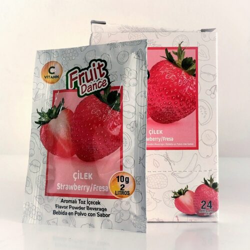 Refresco En Polvo Fruit Sabor Fresa 24u