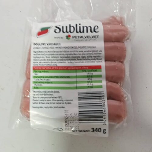 Embutido de Pollo "Perritos Calientes" 340g (10u)