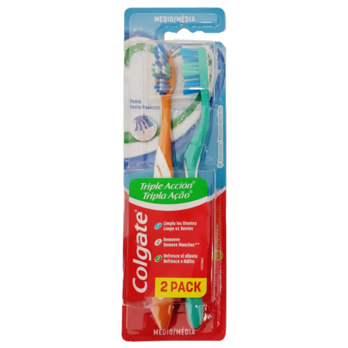 Cepillo Dental Triple Acción "Colgate" 2 Unidades